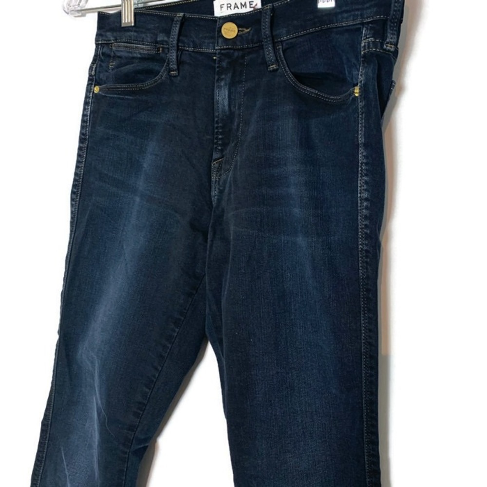 FRAME DENIM | le high skinny – dark wash - Picture 4 of 8